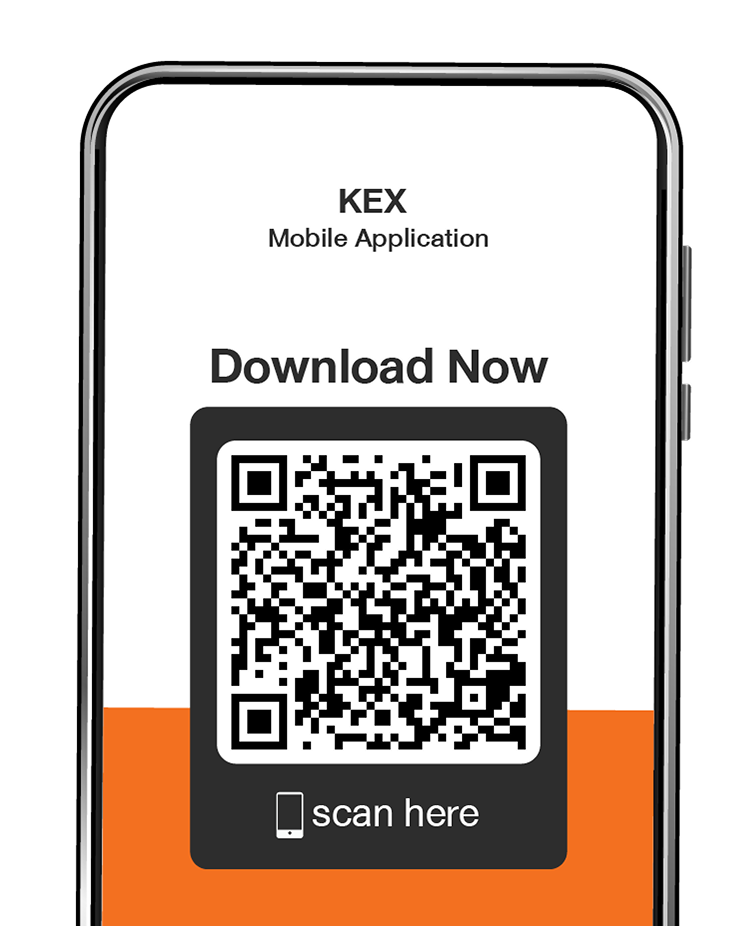 example interface of mobile app