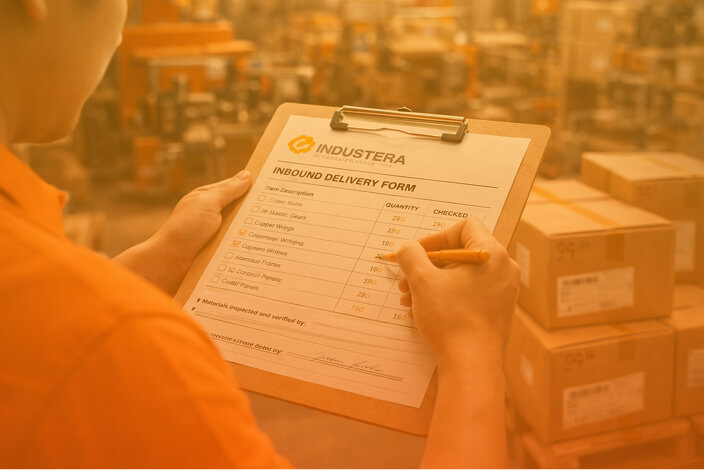 Manufacturer Confirming Inbound Shipments